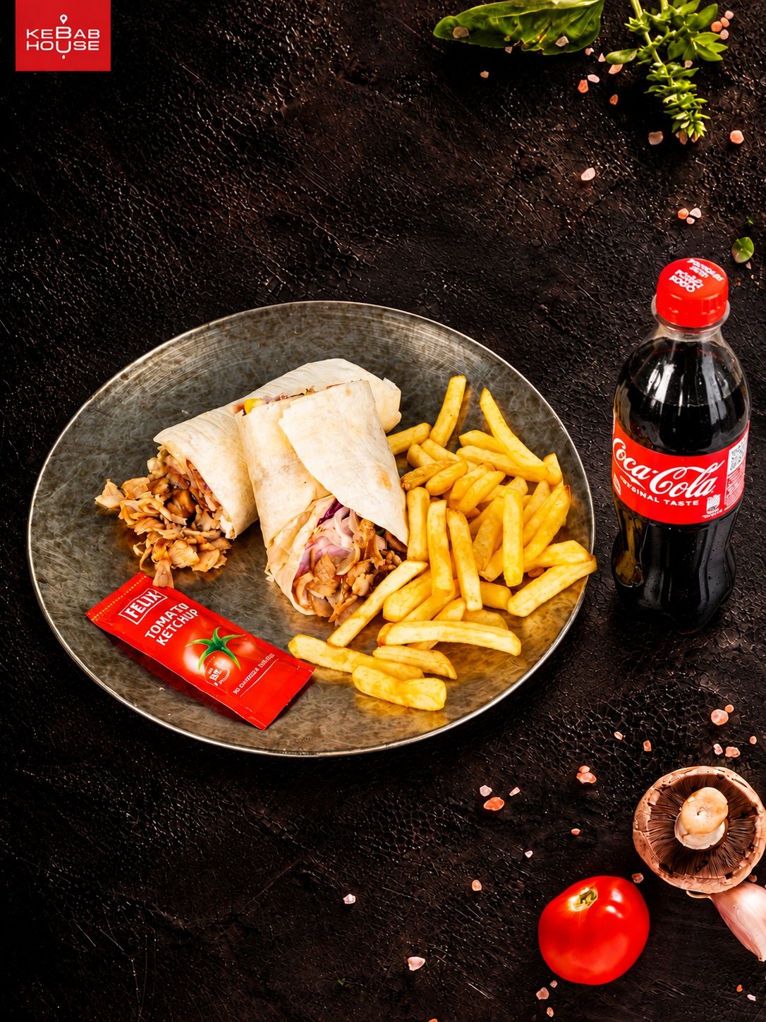 Pileći kebab tortilja — MENU